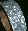 Photo10: Twelve Small Skull On 11mm Wide Side Flat Chiseled Ring Bold (10)