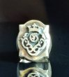 Photo10: Master Raised Atelier Mark Shield Ring (10)