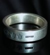 Photo4: Trident & G Stamp On Flat Bar Ring (4)