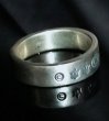 Photo5: Trident & G Stamp On Flat Bar Ring (5)