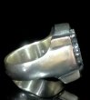 Photo3: Half Raised Atelier Mark Shield Ring (3)