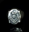 Photo1: Quarter Raised Atelier Mark Shield Ring (1)