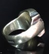 Photo4: Quarter Raised Atelier Mark Shield Ring (4)