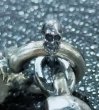 Photo6: Lion With Skull Triangle Wire O-ring & T-bar Ring (6)