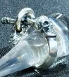 Photo9: Lion With Skull Triangle Wire O-ring & T-bar Ring (9)
