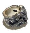 Photo11: Snake Ring Bold (11)