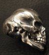 Photo19: Half Large Skull Full Head Ring (19)