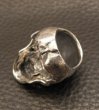 Photo16: Half Large Skull Full Head Ring (16)