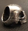 Photo12: Half Large Skull Full Head Ring (12)