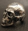 Photo2: Half Large Skull Full Head Ring (2)