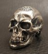 Photo3: Half Large Skull Full Head Ring (3)