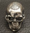 Photo6: Half Large Skull Full Head Ring (6)