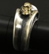 Photo12: Gothic ring with 18karat T-bar skull (12)