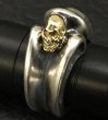 Photo10: Gothic ring with 18karat T-bar skull (10)