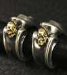 Photo16: Gothic ring with 18karat T-bar skull (16)