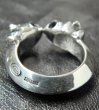 Photo4: Quarter Old Bulldog Triangle Wire Bangle Ring (4)