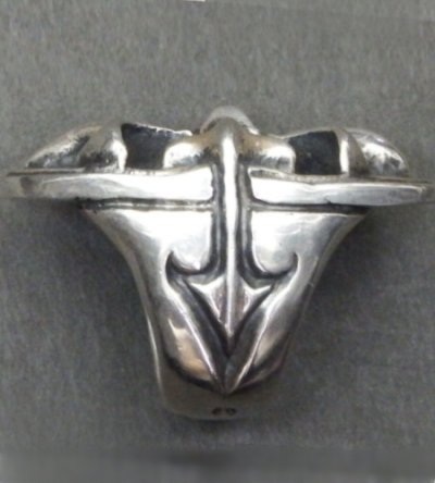 Photo2: Cross Oval Ring