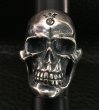 Photo7: Medium Large Skull Ring with Jaw (7)