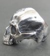 Photo3: Half Large Skull Ring Without Jaw (3)