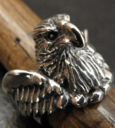 Photo2: Half Eagle With Wing Ring