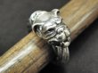 Photo18: Old Single Bulldog Cable wire Bangle Ring (18)