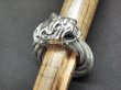 Photo16: Old Single Bulldog Cable wire Bangle Ring (16)