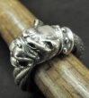 Photo12: Quarter Bolo Neck Bulldog Cable Wire Bangle Ring (12)