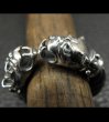 Photo6: Quarter Bolo Neck Bulldog Cable Wire Bangle Ring (6)