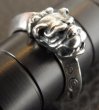 Photo16: One twelfth Old Bulldog Triangle Wire Bangle Ring (16)