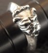 Photo14: One twelfth Old Bulldog Triangle Wire Bangle Ring (14)