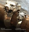 Photo18: One twelfth Old Bulldog Triangle Wire Bangle Ring (18)