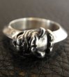 Photo6: One twelfth Old Bulldog Triangle Wire Bangle Ring (6)