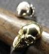 Photo16: Gold & Silver Skull With Triangle Wire Ring (16)