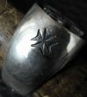 Photo3: Battle-Ax Round Stamp Ring (3)