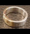 Photo9: 18k Gold Triple Solder On Flat Bar Ring (9)