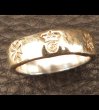 Photo18: 18k Gold Triple Solder On Flat Bar Ring (18)