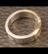 Photo17: 18k Gold Triple Solder On Flat Bar Ring (17)