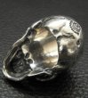 Photo3: Large Skull Full Head Up Word Face Ring (3)