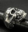 Photo10: Large Skull Full Head Up Word Face Ring (10)