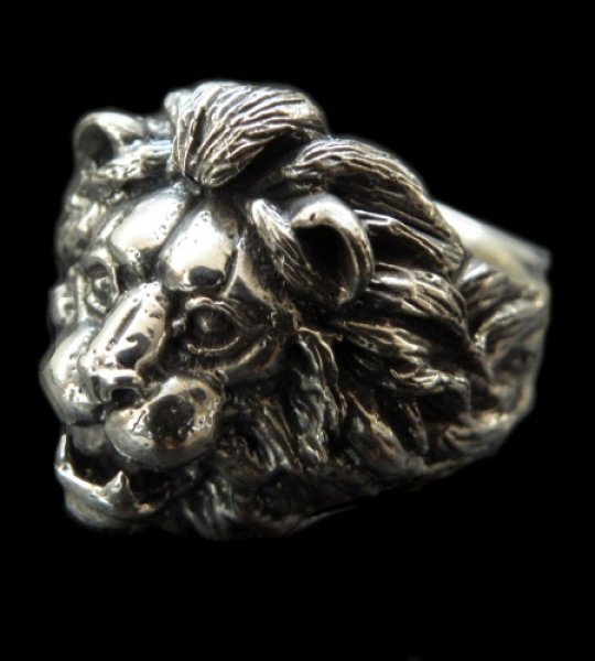 Photo1: Old Lion Ring (1)