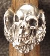 Photo15: Skull Wing Ring (15)