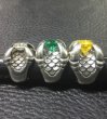 Photo5: 7.9Ct Green Emerald Master Size Iron Claw Ring (5)