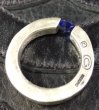 Photo4: Floating Blue Sapphire Square O-Ring (4)