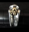 Photo7: Gothic ring with 18karat T-bar skull (7)