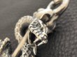 Photo17: Snake Born Clip Keeper With Half Snake,Half Snake Swivel,Full size Skull & 19 half Skull Links Wallet Chain (17)