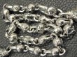 Photo8: Snake Born Clip Keeper With Half Snake,Half Snake Swivel,Full size Skull & 19 half Skull Links Wallet Chain (8)