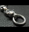 Photo12: Sculpted Oval Keeper With 2Panthers & All Smooth Anchor・H.W.O・Wallet Chain (12)