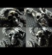 Photo20: Skull On Snake Born Keeper With 2-Snake 18-Skull Links Wallet Chain (20)