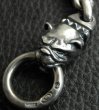 Photo15: Skull On Crown Sculpted Oval With 2 Old Bulldogs & 5 Skulls Small Oval Links Wallet Chain (15)