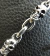 Photo15: Skull Crown Clip With Old Bulldog & 10 Half Skull Links Wallet Chain (15)